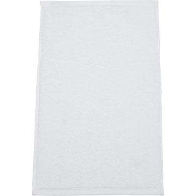 Gästehandtücher ROSS "Vita", weiß, B:30cm L:50cm, Frottier, Obermaterial: 100% Baumwolle, Handtücher, Bestickung ROSS-Emblem