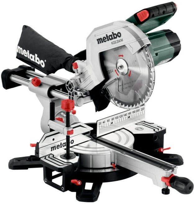 Scie à onglets Metabo KGS 254 M avec fonction radiale (613254000)