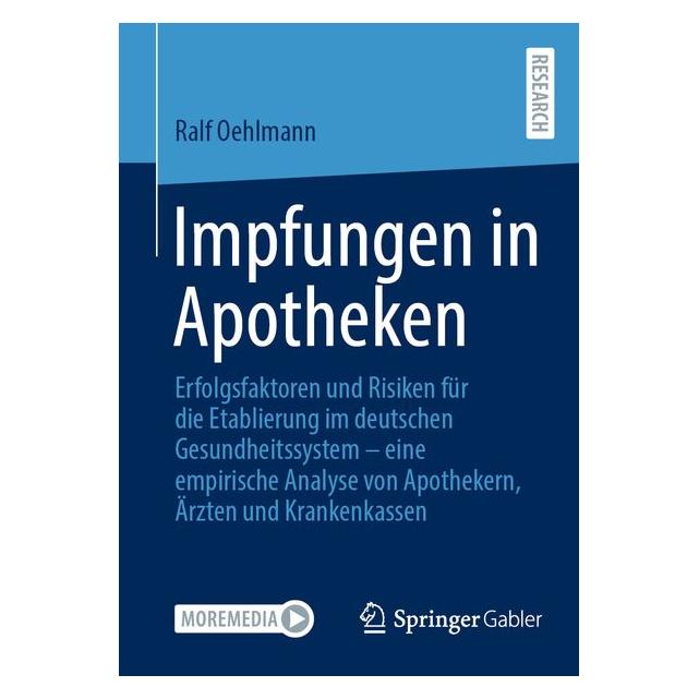 Springer Impfungen in Apotheken (Deutsch, Ralf Oehlmann, 2026) (70442734)