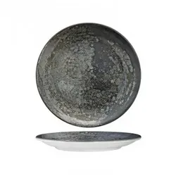 GÜRAL Porselen Krater-Obstteller Ø 21 cm, neues Knochenporzellan, Digitaldruck, Gural, 12er-Packung