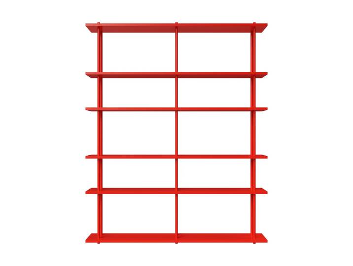 Fogia Bond Wandregal W206 Rote lackierte Birke