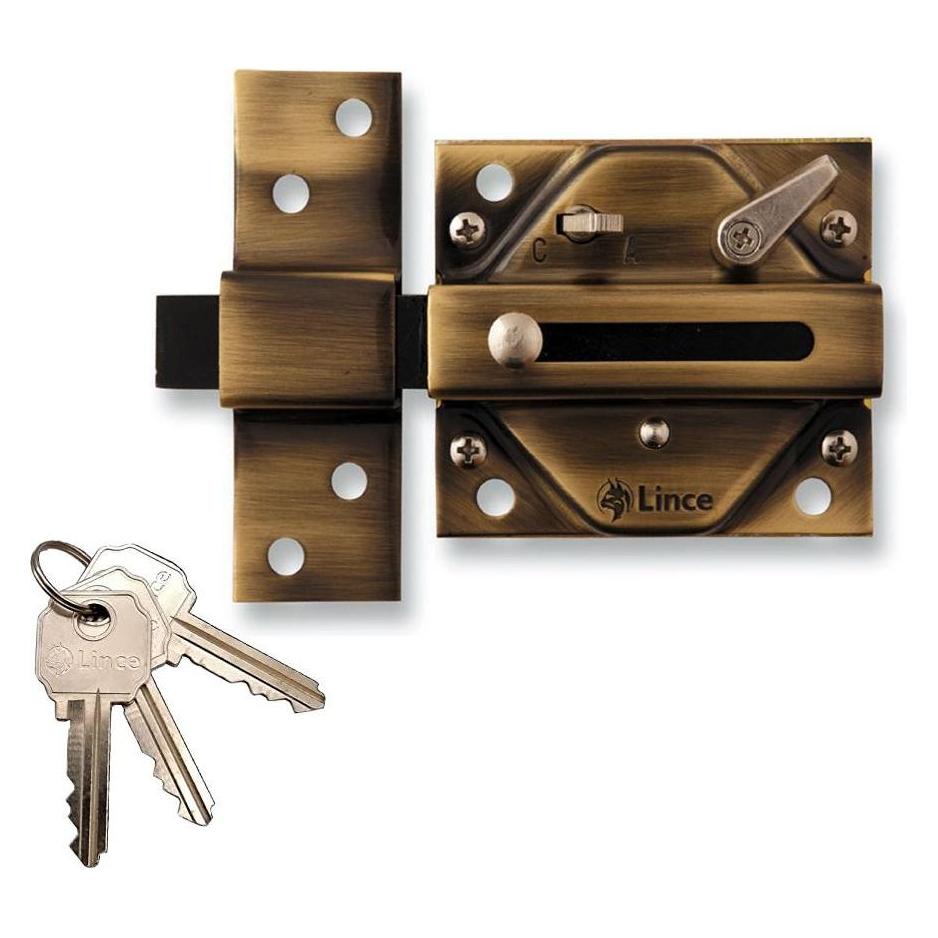 Lince Sicherheitsschloss 2930-92930Bi Traditionell Bronze (45324103)