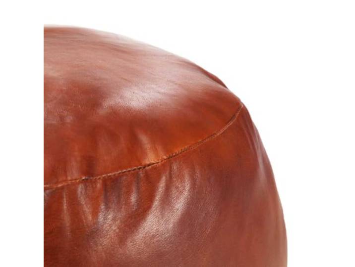 smnyxs Sitzsack, 60 x 30 cm, Rotbraun, echtes Ziegenleder Moderne Fußstütze, Baumwolle, gemütliche Atmosphäre, Wohnzimmer, Sofa, Sessel, Innendekoration