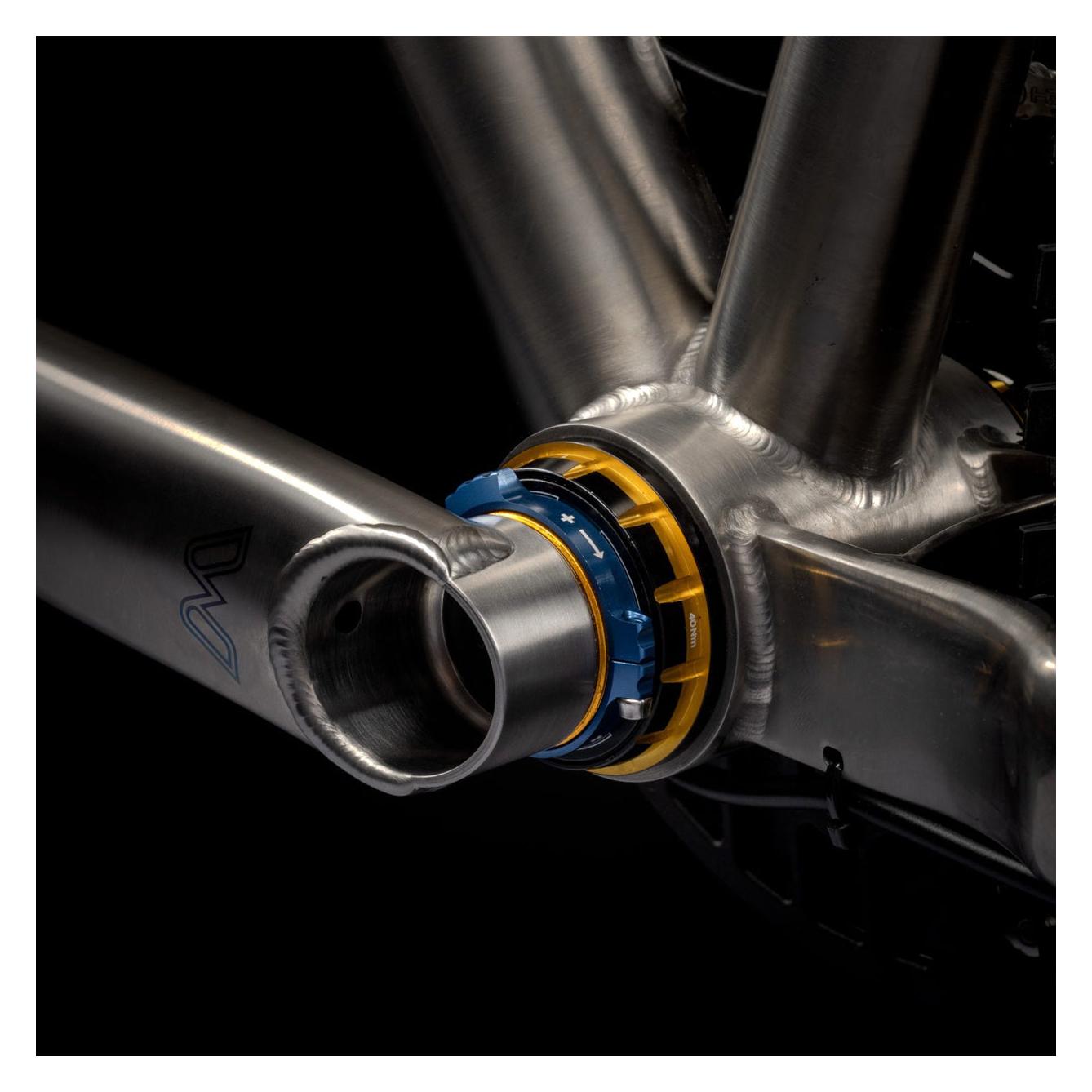 Cane Creek Hellbender 70 BSA30 Innenlager, Edelstahl, Thread Fit, 30mm, 68/73mm, gold (39571529)