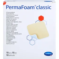 Permafoam Classic Schaumverband 10x10 cm 10 ST
