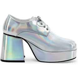 Pleaser Plateauschuhe Herren silber