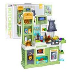 Lean Toys Kinderküche Wasserkreislauf Lebensmittel Farbwechsel Dampf Grün 64 Stück. (65616084)