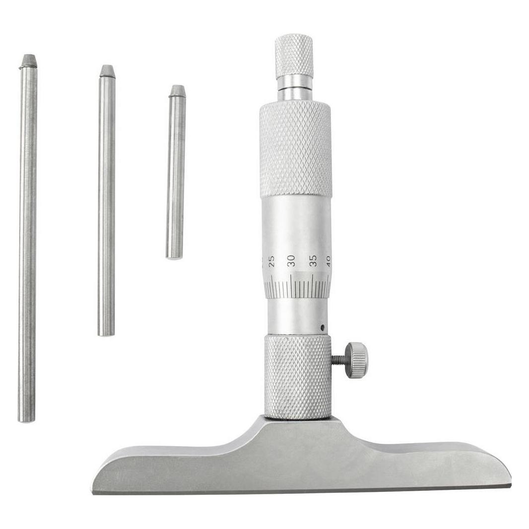 Dasqua Tiefenmikrometer mit austauschbarer Stange, 0-75 mm (4611-8115)