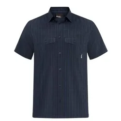 Jack Wolfskin Herren Thompson Shirt - S - night blue checks