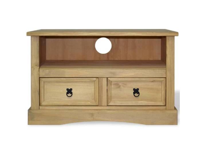 Meuble TV Gamme Corona pin mexicain 91x43x56 cm-AKO7640683070667
