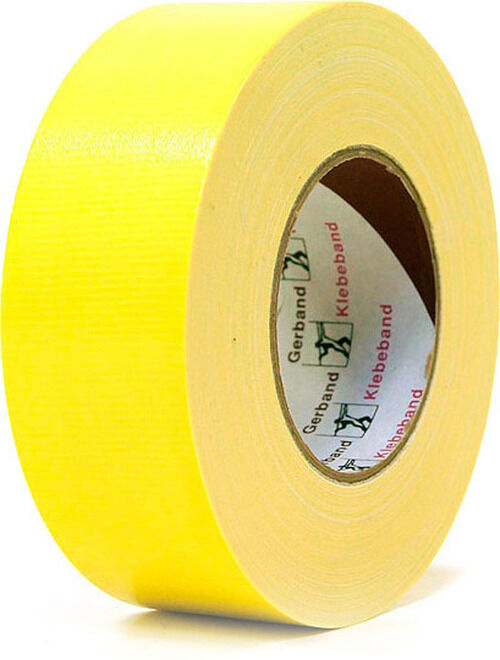Gaffer Tape Gerband 250 Gelb - Gewebe-Klebeband/panzertape