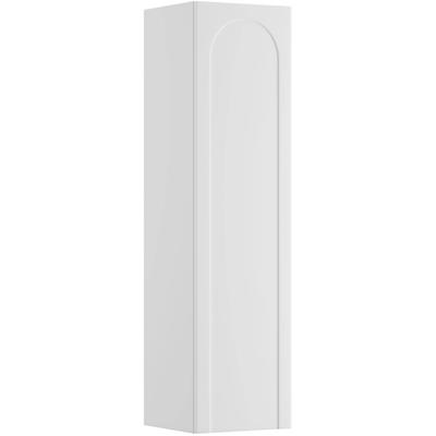 Hängeschrank WELLTIME "FLOW CIRCLE rechts/links montierbar, Breite 35 cm, modernes Design", weiß, B:35cm T:35cm, Schränke, Hängeschrank, Schrank mit 3 Einlegeböden, Push-to-open-Function