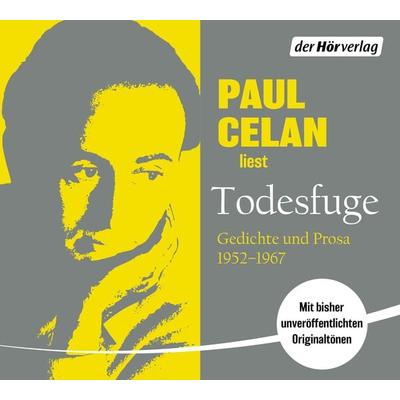Todesfuge - Paul Celan, CD, 9783844539196