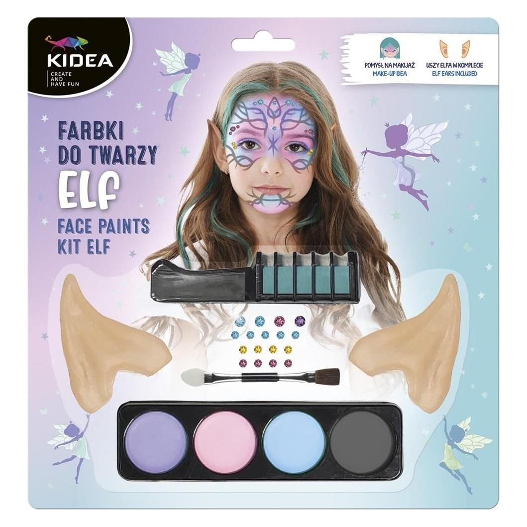 Derform Gesichtsfarben-Set Elfenohren KIDEA (43094578)