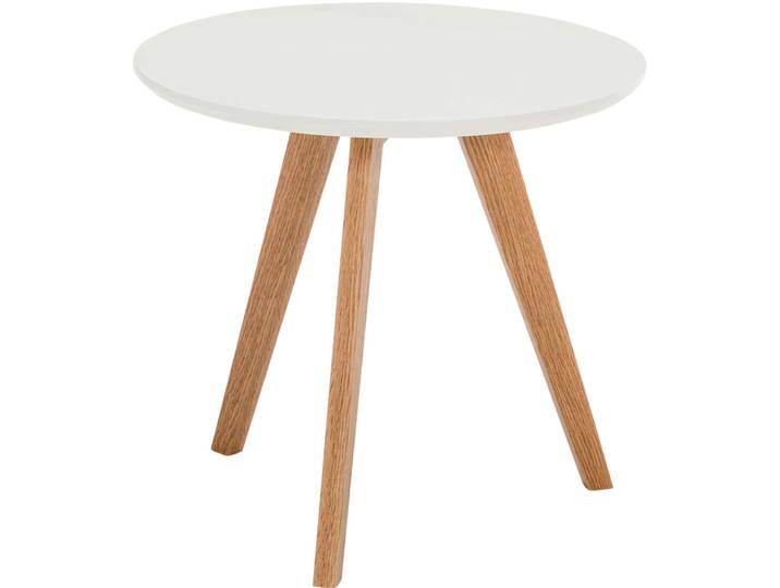 Beistelltisch Murten weiss Holz B 46 H 43 cm - Beistelltisch