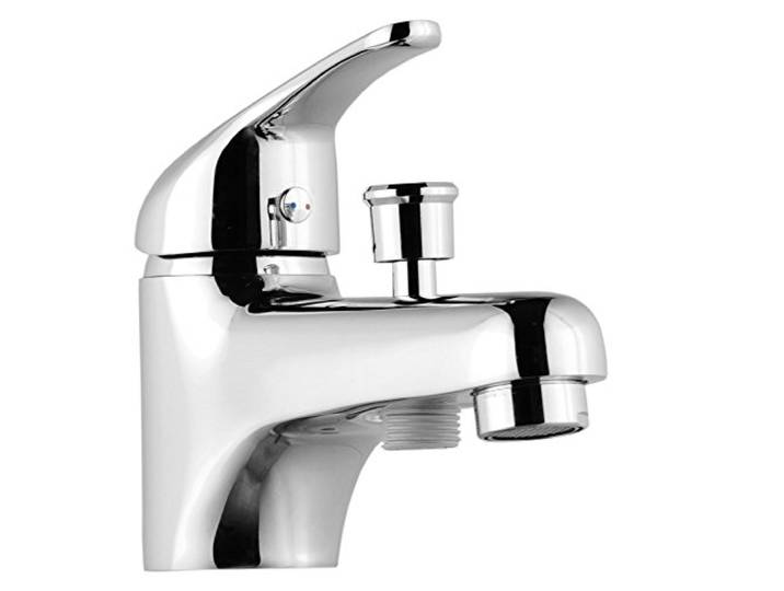 Rousseau 4056452 mengkraan met één gat voor badkuip/douche chroom