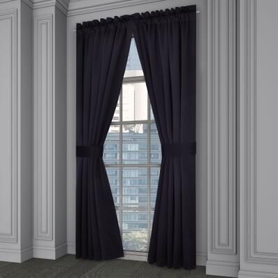 "CARLISLE 84"" WINDOW PANEL PAIR by Royal Court in Indigo (Size ONE SIZE)"