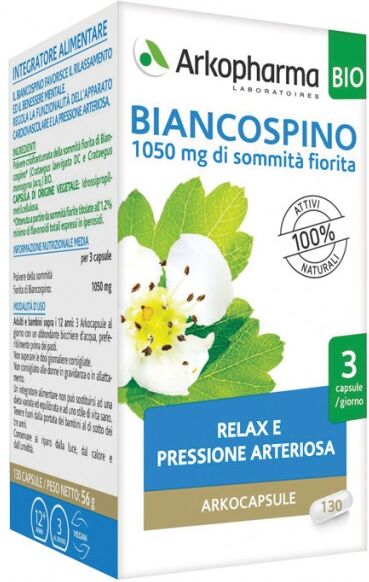 ARKOFARM Srl Arkopharma Biancospino Bio 130 Capsule