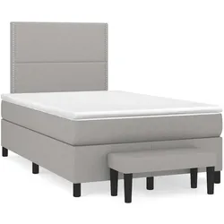 vidaXL, Boxspringbett, Damenia (Flach mit Nägeln) (120 x 190 cm)