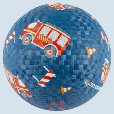 Sigikid 43519 - Ball Feuerwehr, blau, Naturkautschukball, 17 cm