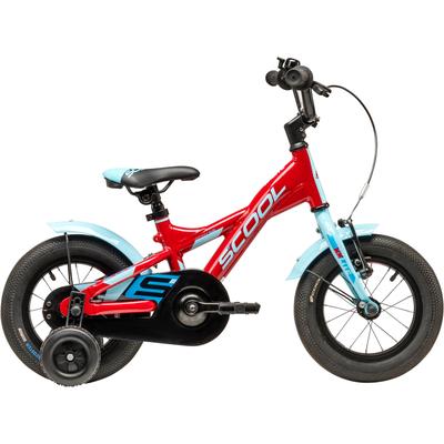 Kinderfahrrad S’COOL "S'COOL XXlite 12-1S - Red/Light Blue" Gr. 20, rot, light blau, Fahrräder, Kinder, 20cm, 12 Zoll (30,48cm)