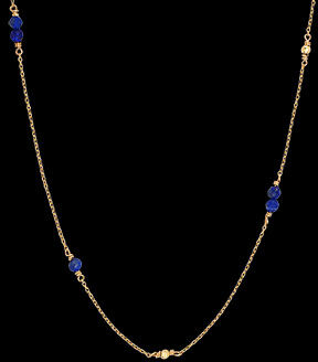 Edenly Collier Marine â€“ 9-karÃ¤tiges Gelbgold und Lapislazuli