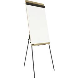 Rocada Flipchart NAT0610 (B x H) 700 mm x 1900 mm Holz, Eiche, Weiß (RAL 9003) abwischbar, beschriftbar, höhenverstellbar, Inkl. Ablageschale, magnethaftend R061070