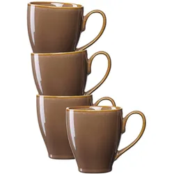 KAFFEEBECHER Sahara Dunkelbraun 400 ml 4er Set