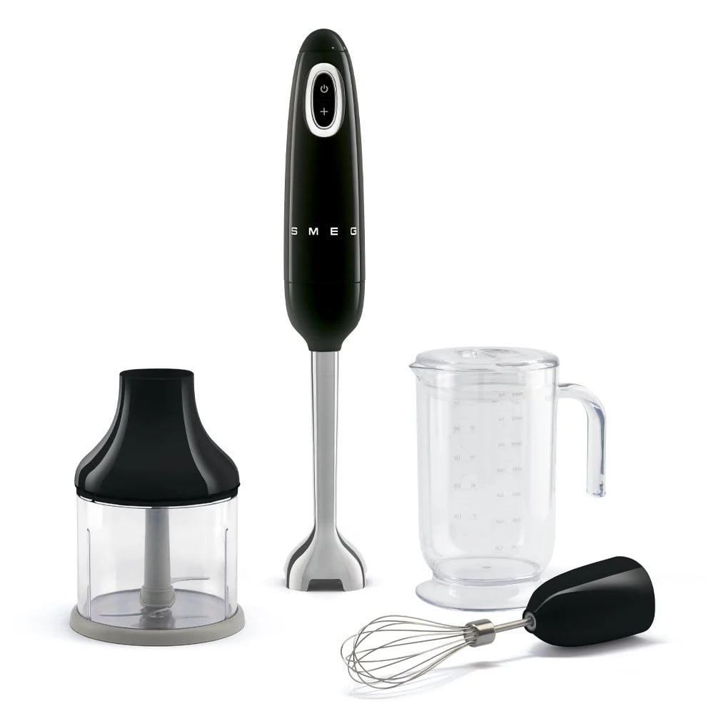 Smeg Staafmixer met accessoires Zwart
