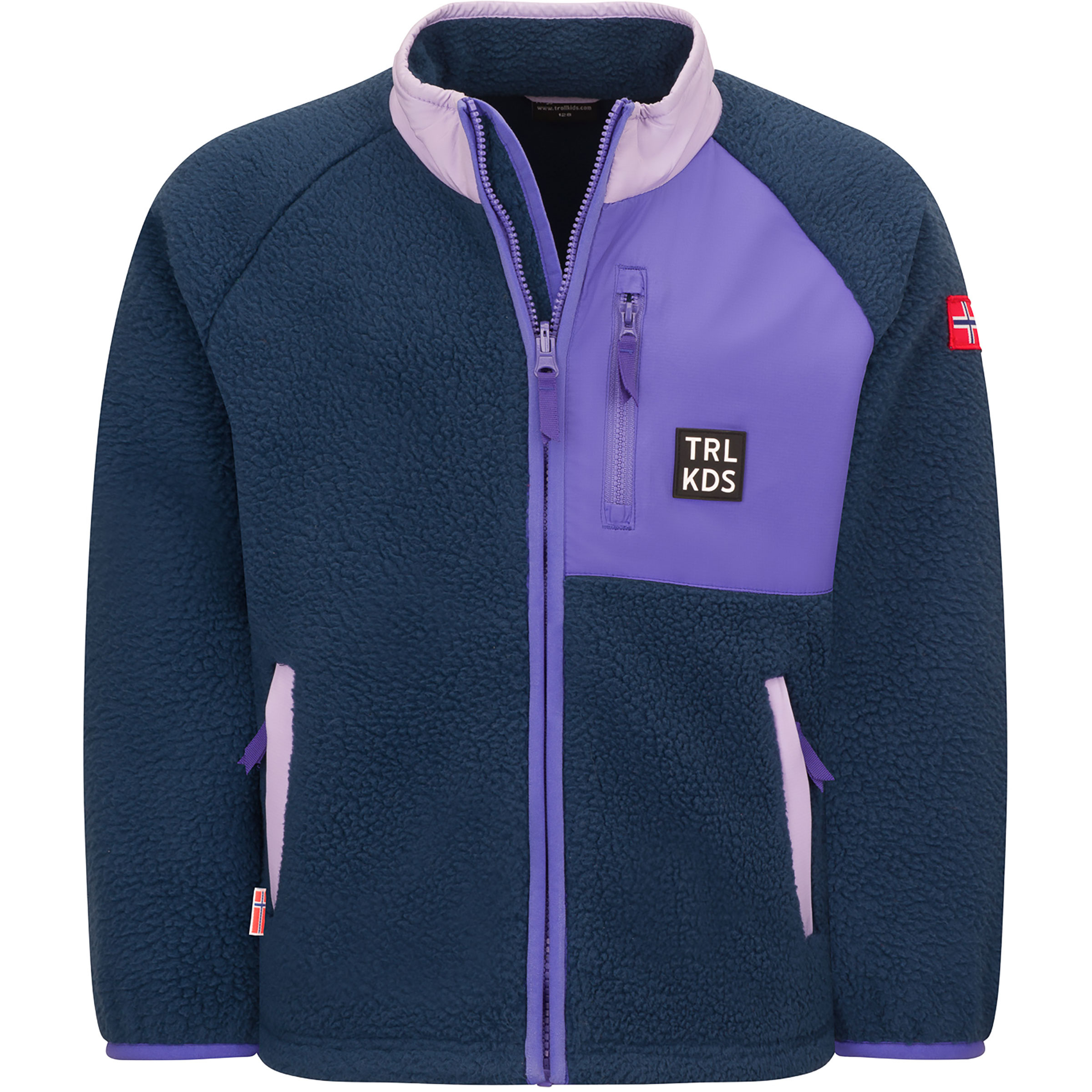 Trollkids Odda XT Kinder Fleecejacke blau Größe 140 Trekking Schnell trocknend