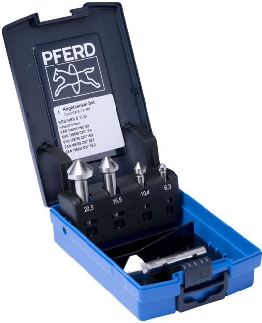 Jeu de fraises PFERD HSS DIN 335 C90 Grade 5 (25202153)