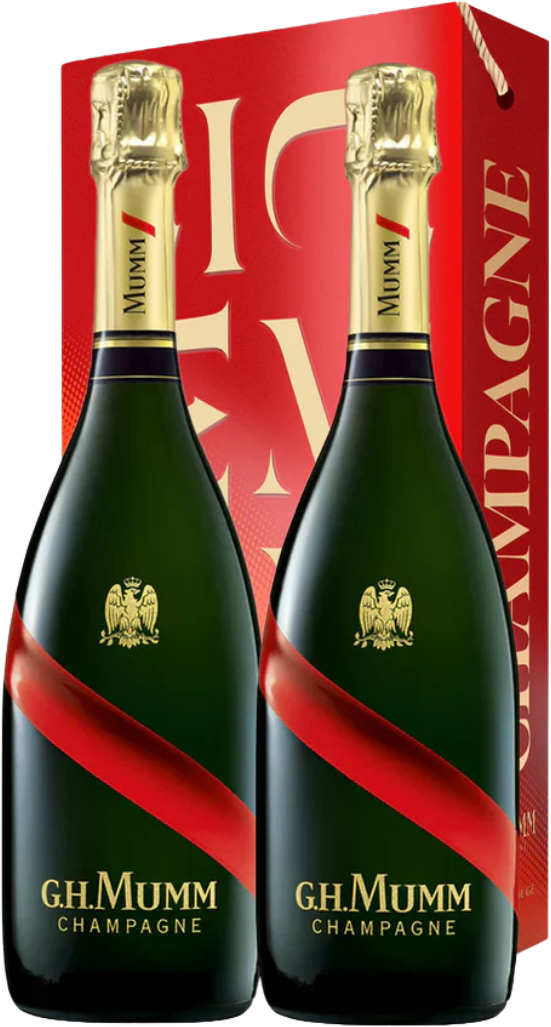 Mumm Box Champagne Brut 'Grand Cordon' (2bt)