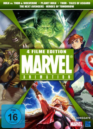 Sam Liu - Marvel Animation Vol. 2 (Hulk vs. Thor & Wolverine, The Next Avengers, Planet Hulk & Thor - Tales of Asgard) [4 DVDs] - Preis vom 09.10.2026 07:28:09 h