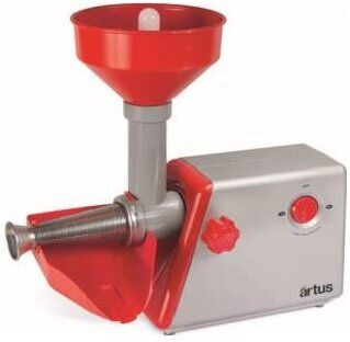 Passa pomodoro elettrico Artus S25I Rosso e Argento