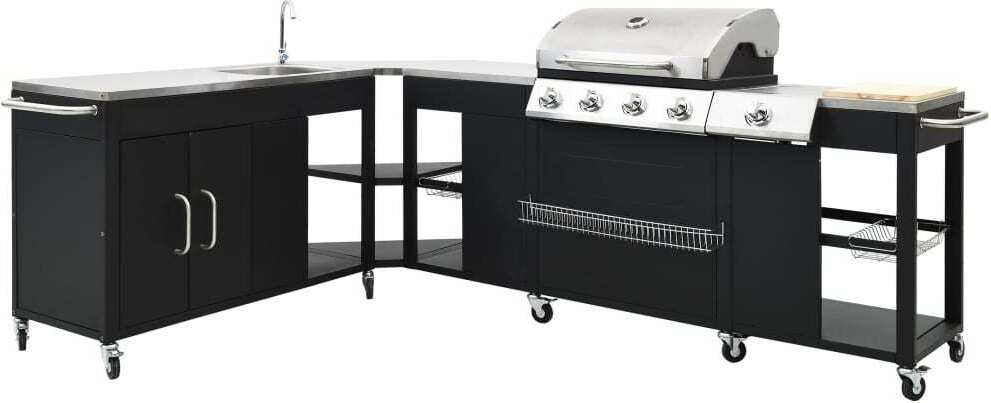 Gasgrill-Set 4+1 HOEK DE & AT Modell
