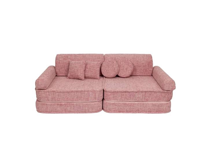 Canapé modulable enfant premium en tweed 10 pcs