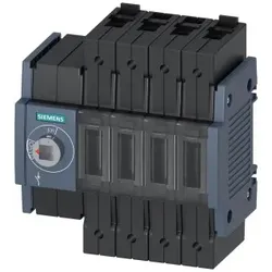 Siemens 3KD3040-2ME10-0 Lasttrennschalter 100A, Baugr. 1, 4-polig Frontantrieb links Grundgerät 3KD30402ME100