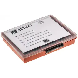 RS PRO, Muttern + Unterlegscheiben, Muttern Sortiment verzinkt (M10, M2, M2.5, M3, M4, M5, M6, M8)
