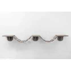 TRIXIE Kletterleiter zur Wandmontage, 150 × 30 cm, taupe