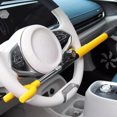 Universal Car Steering Wheel Lock, The Club Anti Theft Twin Hook For Van, Truck, SUV Universal Car Steering Wheel Lock, The Club Anti Theft Twin Hook For Van, Truck, SUV