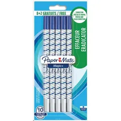 Paper Mate Magic+, Blau, Weiß, Blau, Fein, China, Sichtverpackung, 10 Stück(e)