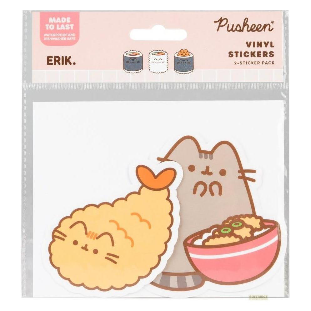 Grupo Erik Pusheen autocollants en vinyle Sushi Roll Vol. 2 Set de 2 (2 Sticker) (GPE82849)