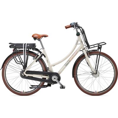 E-Bike TELEFUNKEN "Multitalent RT540" Gr. 50, weiß (creme, weiß), Elektrofahrräder, 50cm, 28 Zoll (71,12cm), Pedelec, Elektrofahrrad für Damen u. Herren, Topseller