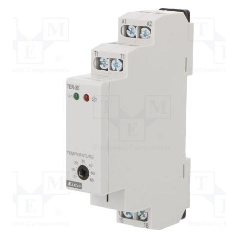 Elko ep Sensor: Thermostat NO 16A 250VAC Schraubklemmen Temp: -20÷55°C (TER-3E)
