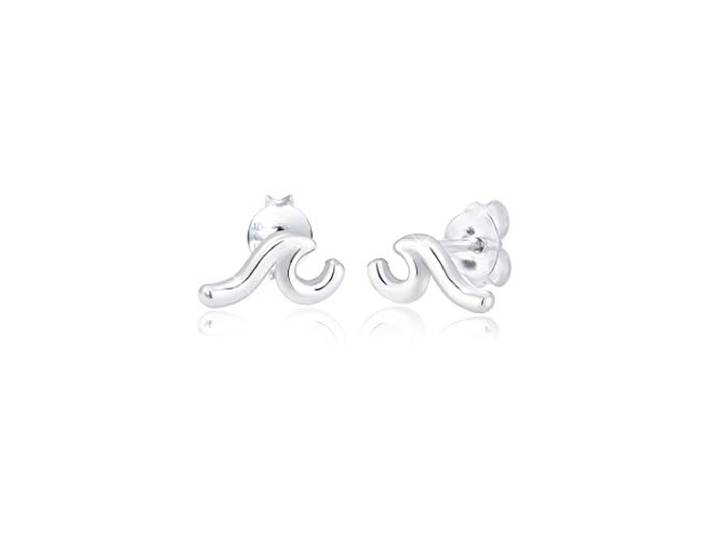 Elli Ohrringe Damen Ohrstecker Wellen Trend 925 Sterling Silber