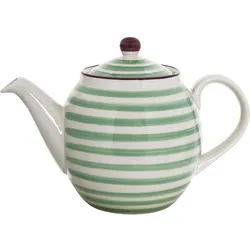 Bloomingville Patrizia Teekanne, Grün, Steingut, Ø 24xH16 cm