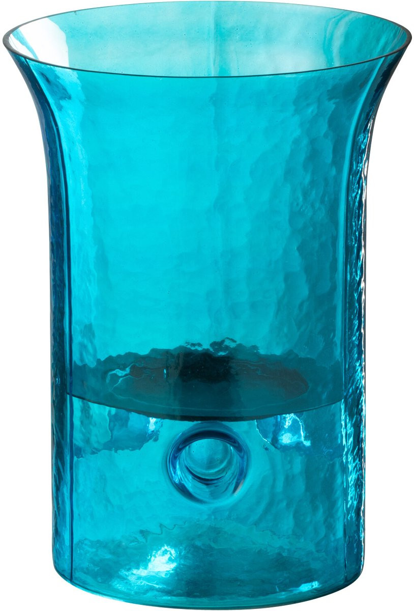 J-Line windlicht Tarifa glas azuur extra small