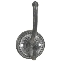 Chic Antique Rundhaken aus Eisen, antique zink