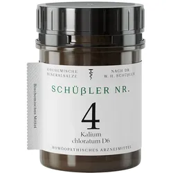 SCHÜSSLER NR.4 Kalium chloratum D 6 Tabletten 400 St