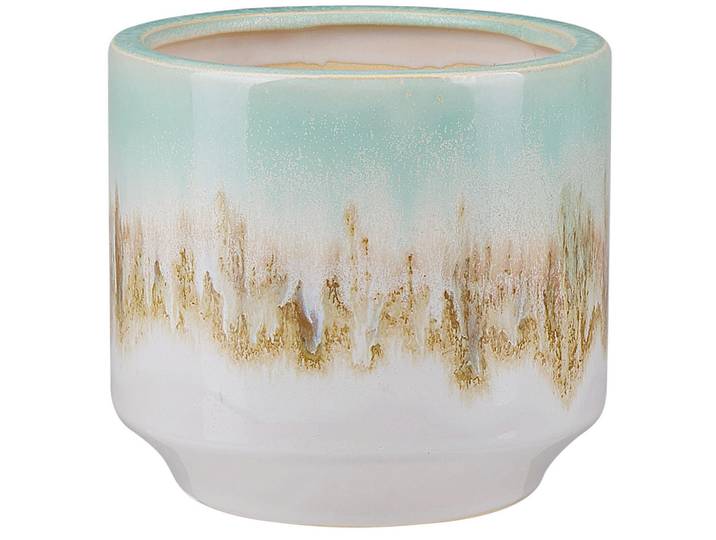 Beliani Blumenvase Steinzeug bunt Cyme, Mehrfarbig, Mode, 15 cm, Dekoration, Vasen, Keramikvasen
